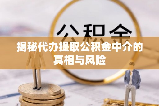 黄山揭秘代办提取公积金中介的真相与风险